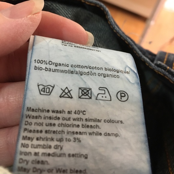 NUDIE JEANS "Grim Tim" Destructed Skinnies - Picture 8 of 8